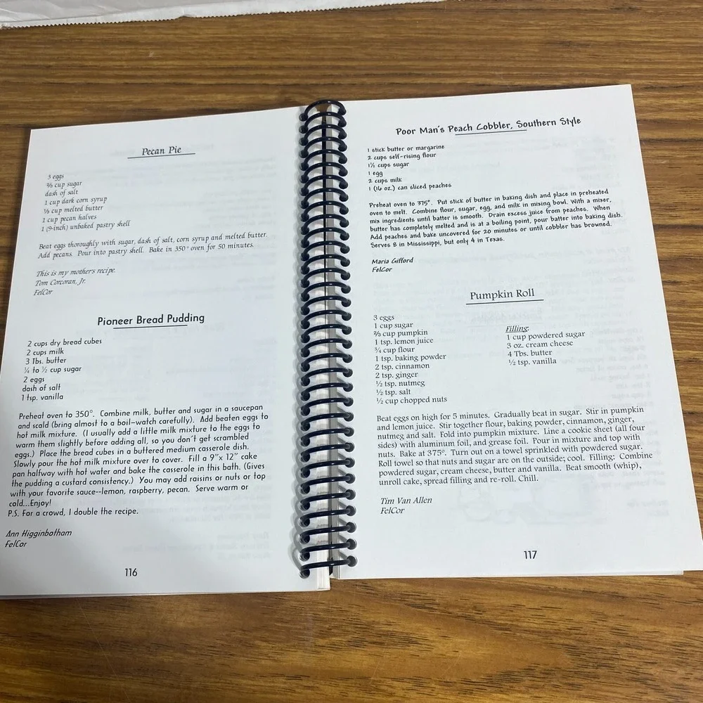 Vintage Cooking the FelCor Way! Basic Recipes Cookbook Ring Bound FelCor Trust